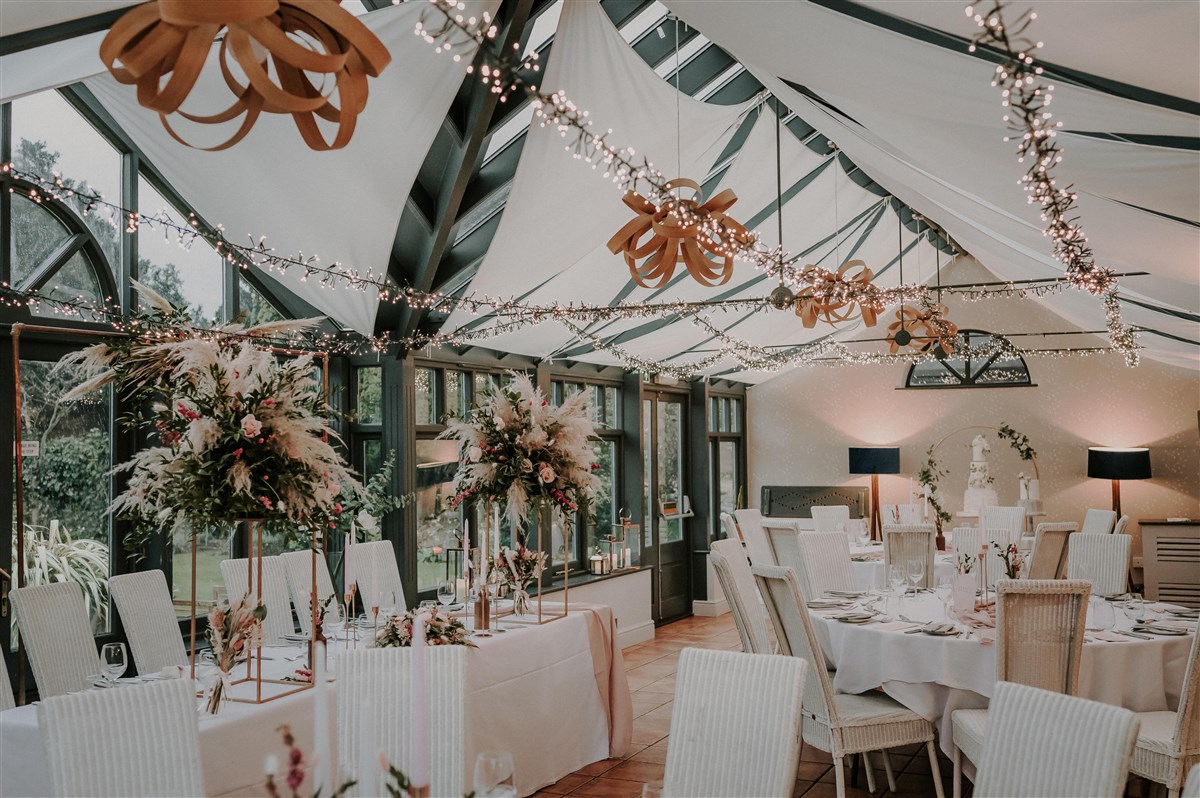 Wedding Breakfast in our Conservatory