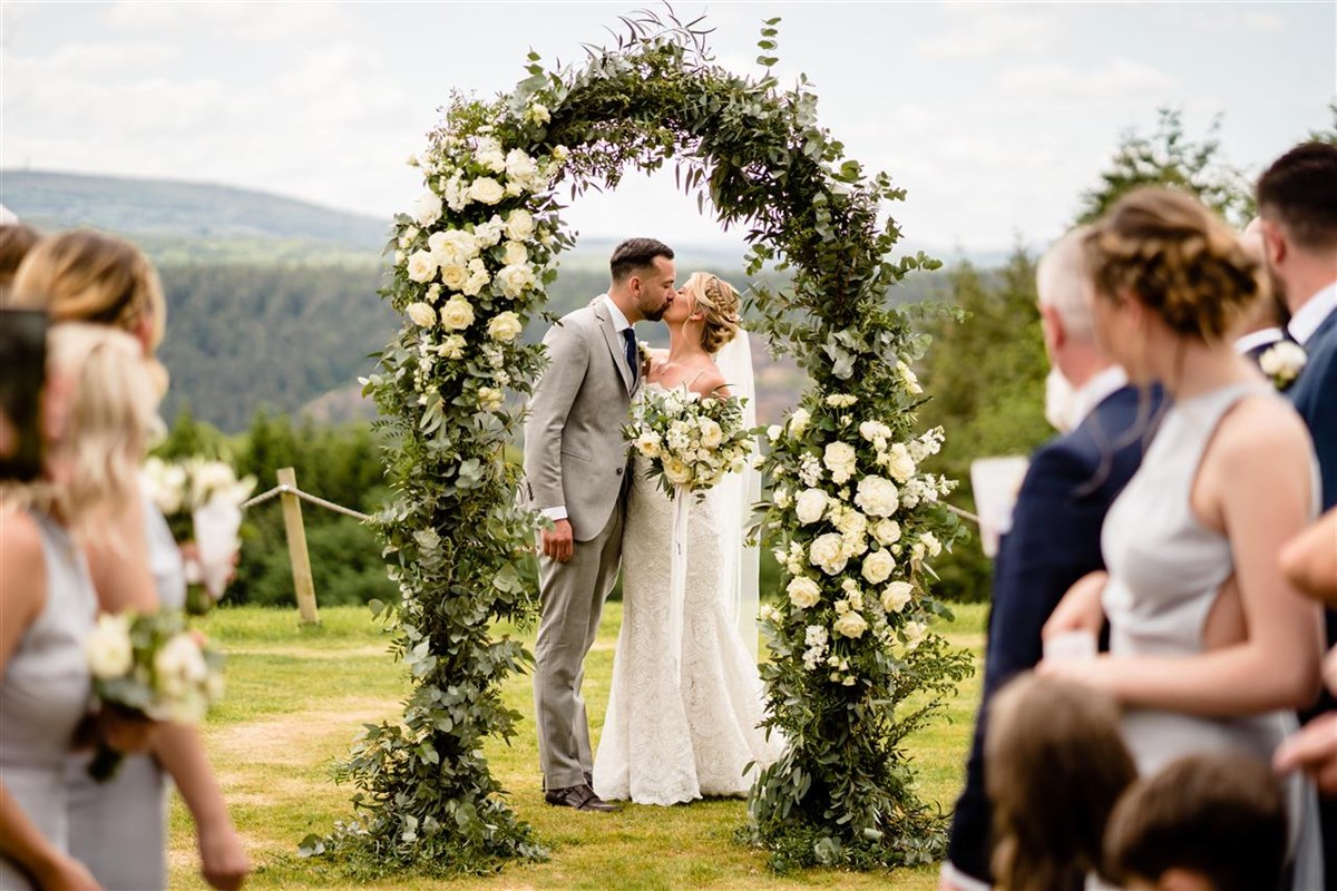 ceremony with a view