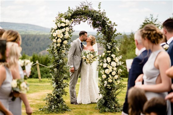 ceremony with a view