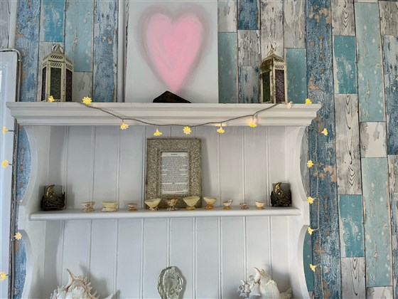 Beach Chalet Interior 