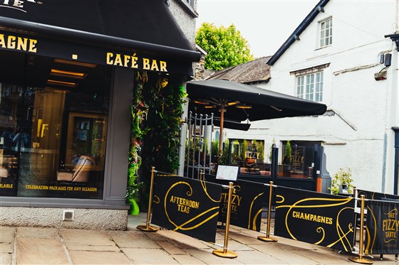 The Terrace Area At The Fizzy Tarté
