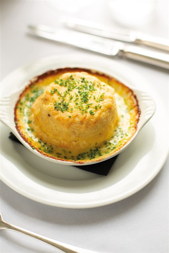 Sea School Starter - Blue Cheese Soufflé