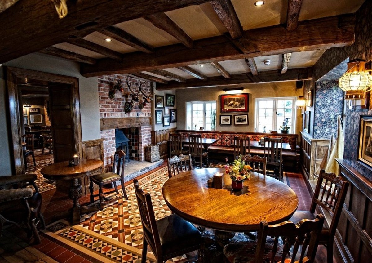 Cosy gastropub interior