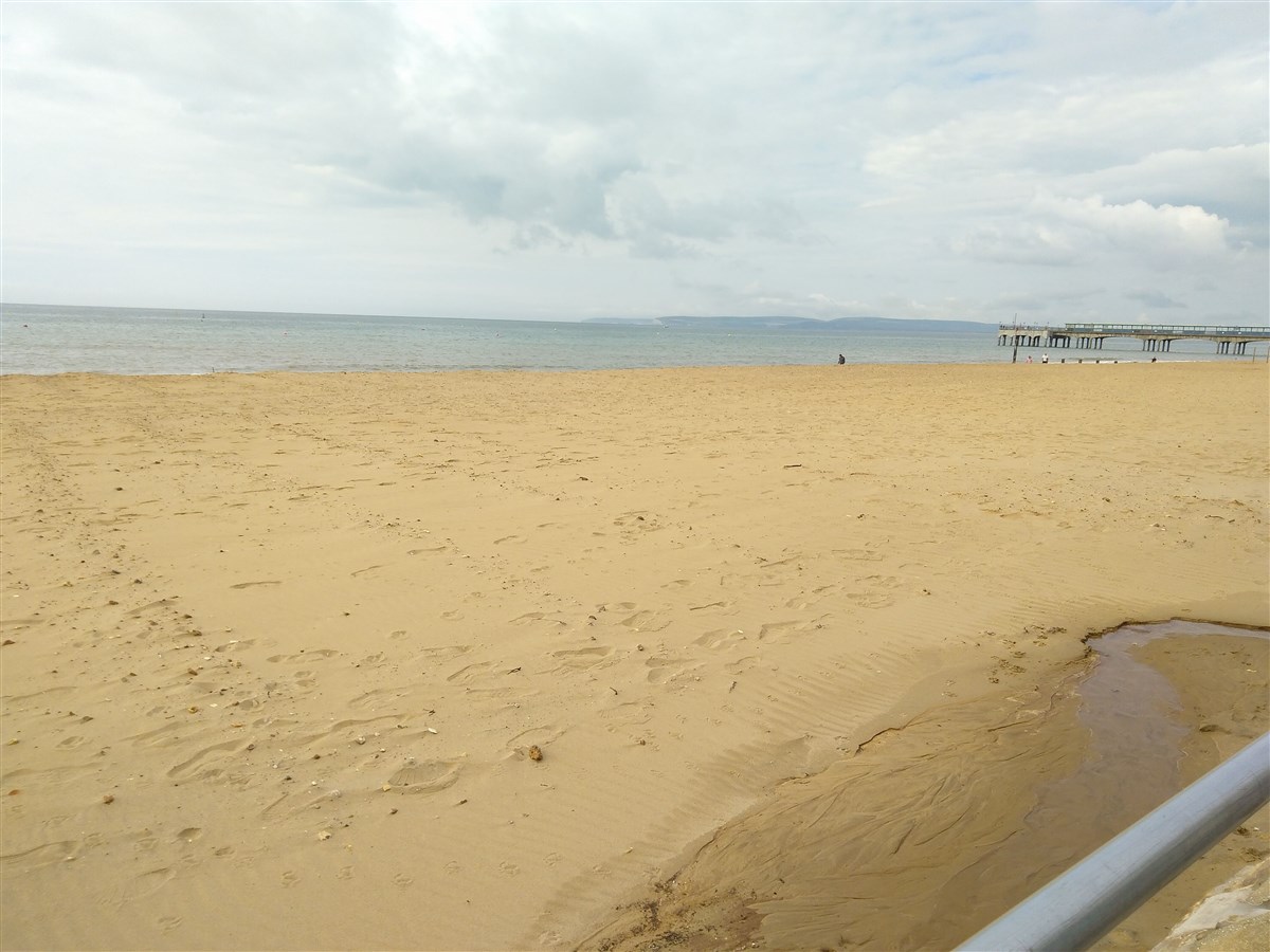 Beautiful beach right in front