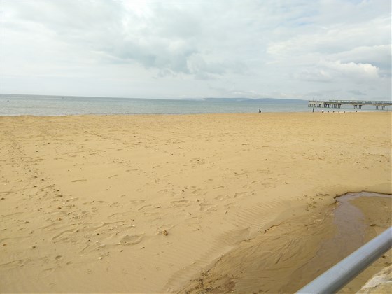 Beautiful beach right in front