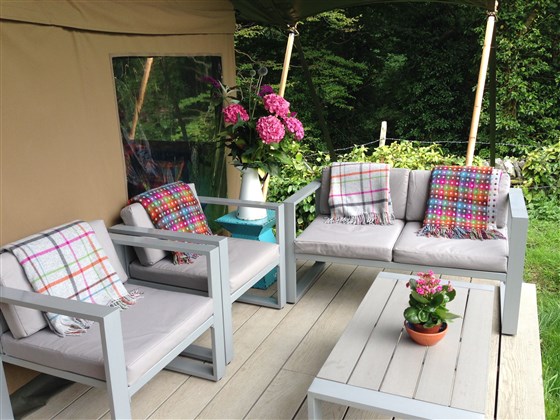 Luxury safari tents