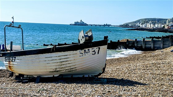 BOAT ON BEACH