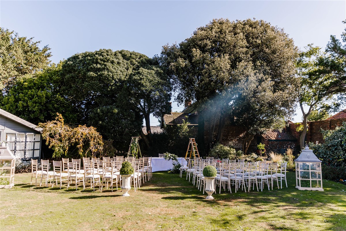 Ceremony in our Garden