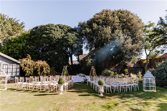 Ceremony in our Garden