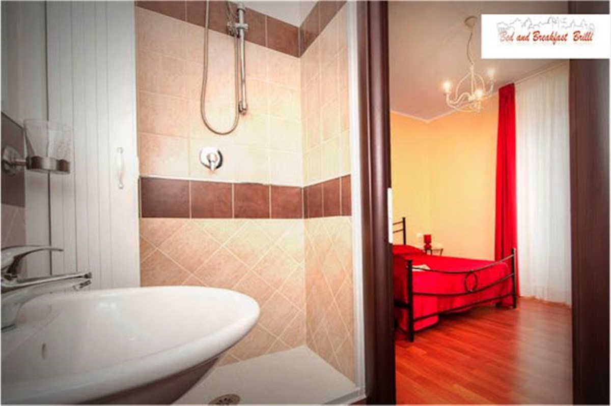 Red Room - bathroom view