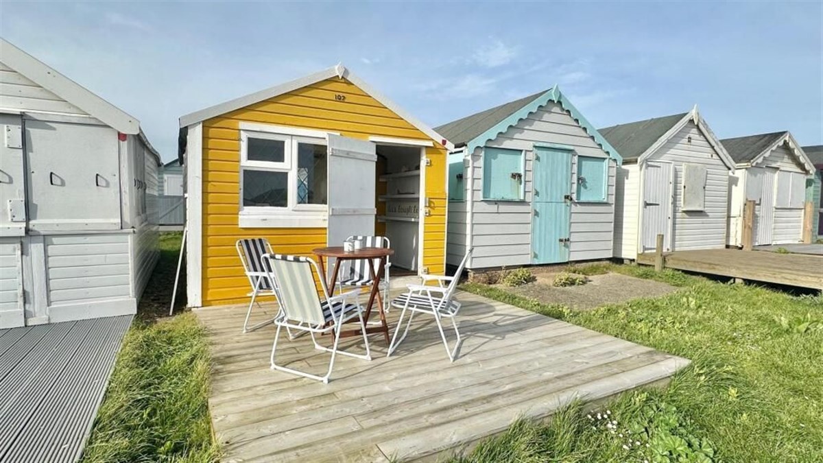 Front of Beach Hut 