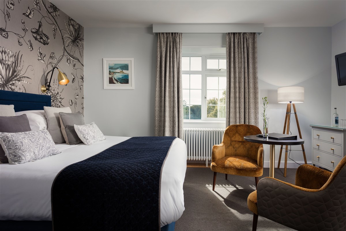 Hotel Bedroom at Budock Vean Hotel