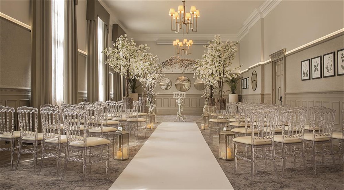 Cérémonie de mariage dans la salle Beaumont