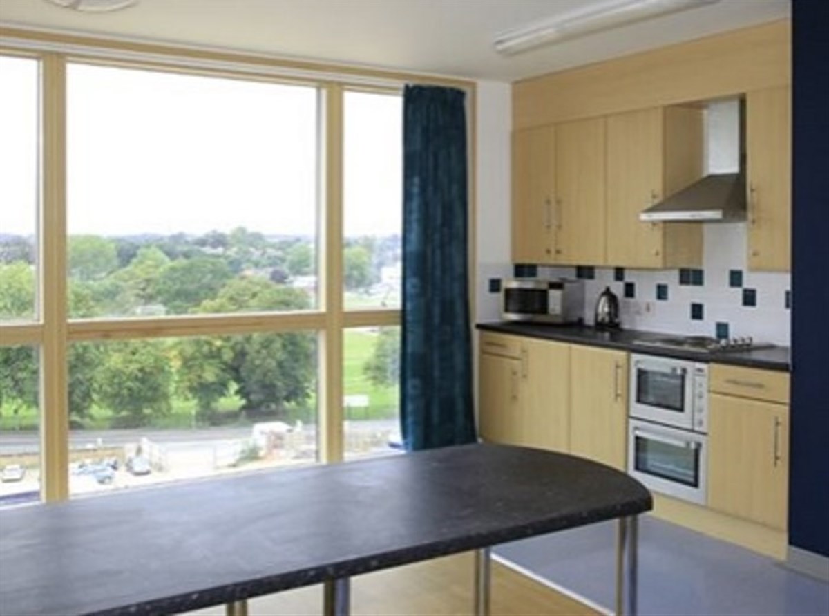 Kitchen Facilities in Ensuite Extra at City Campus University of Worcester