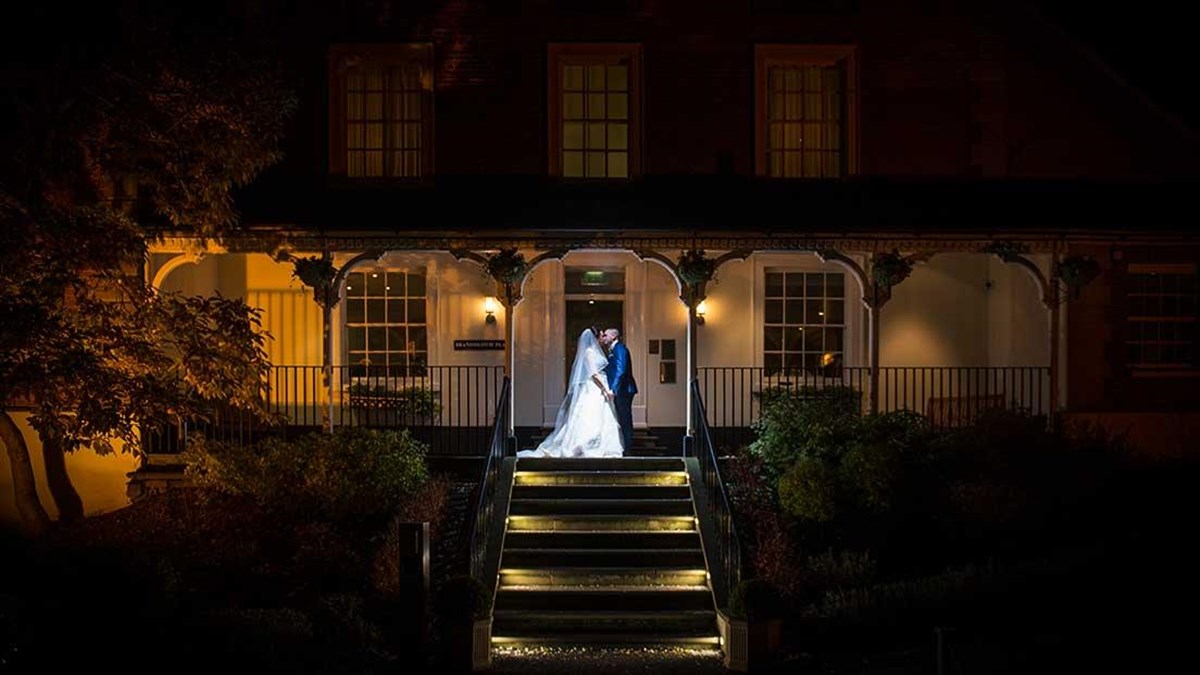 Brandshatch Place by night (Wedding-Photographer-James-Grist)