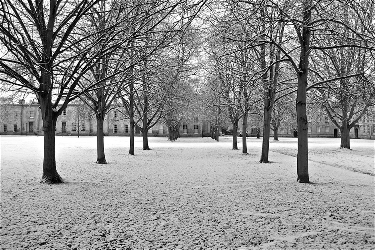 Nevicata sulla Domus