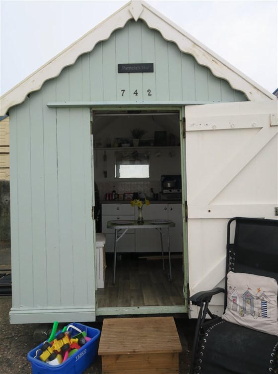 View of the hut