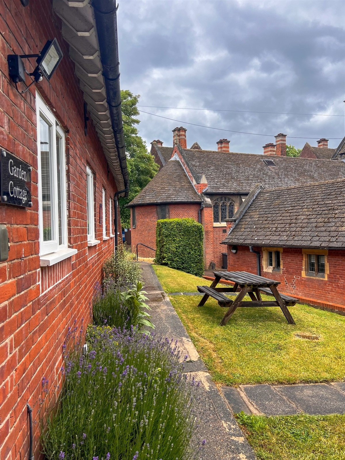 Vista dalla finestra della cappella 