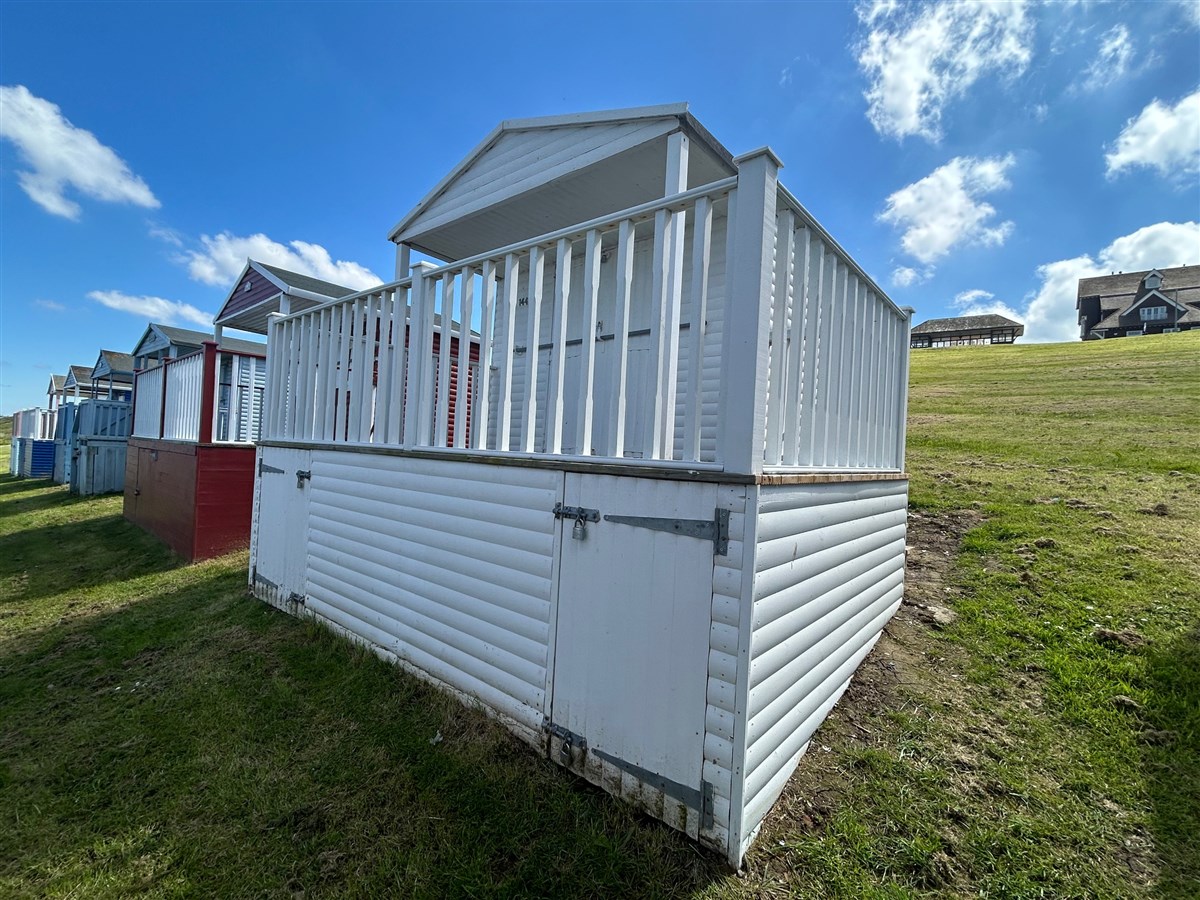 Front Exterior and Under Deck Storage