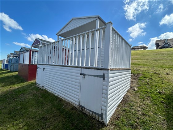 Front Exterior and Under Deck Storage