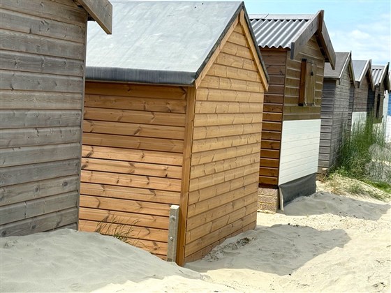 Rear of hut 