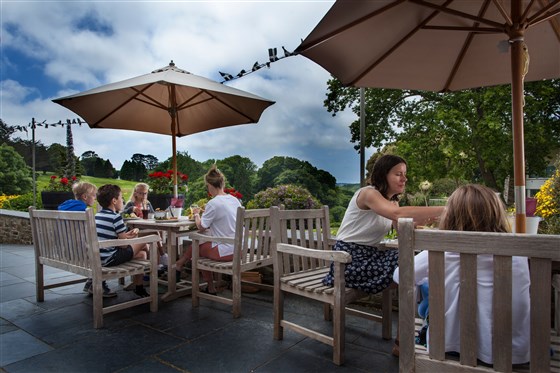 Dining on Terrace