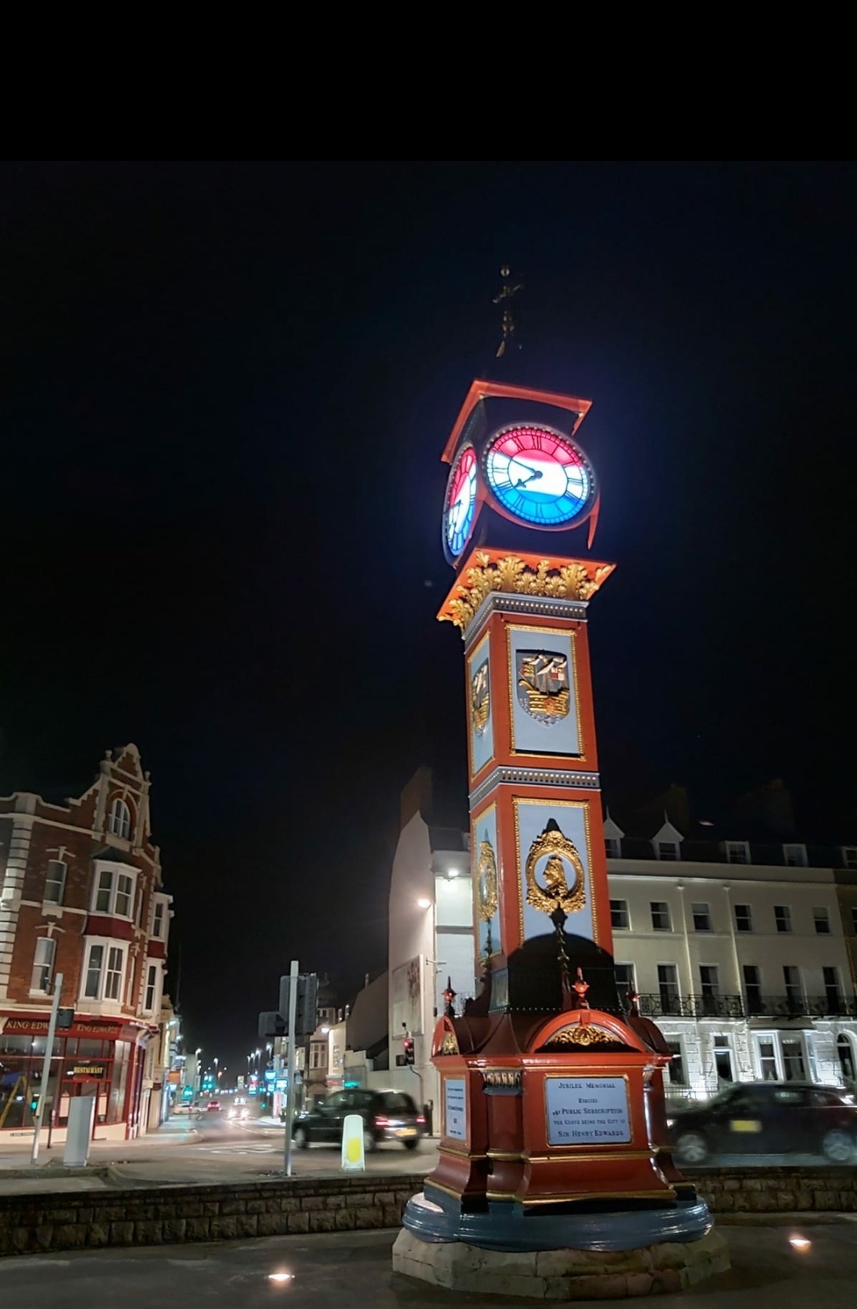 Relógio da cidade de Weymouth