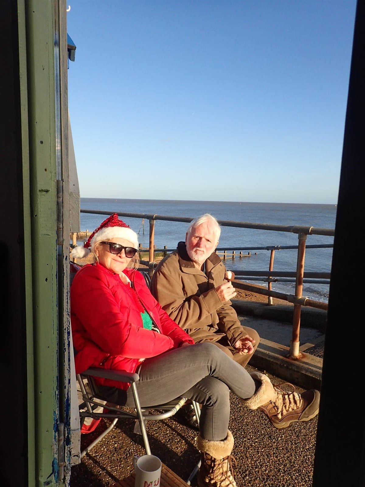 Christmas Day at the hut