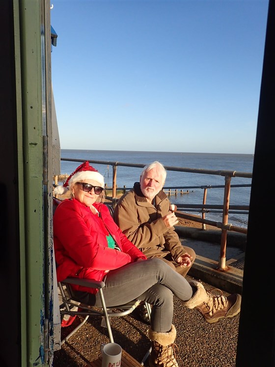 Christmas Day at the hut