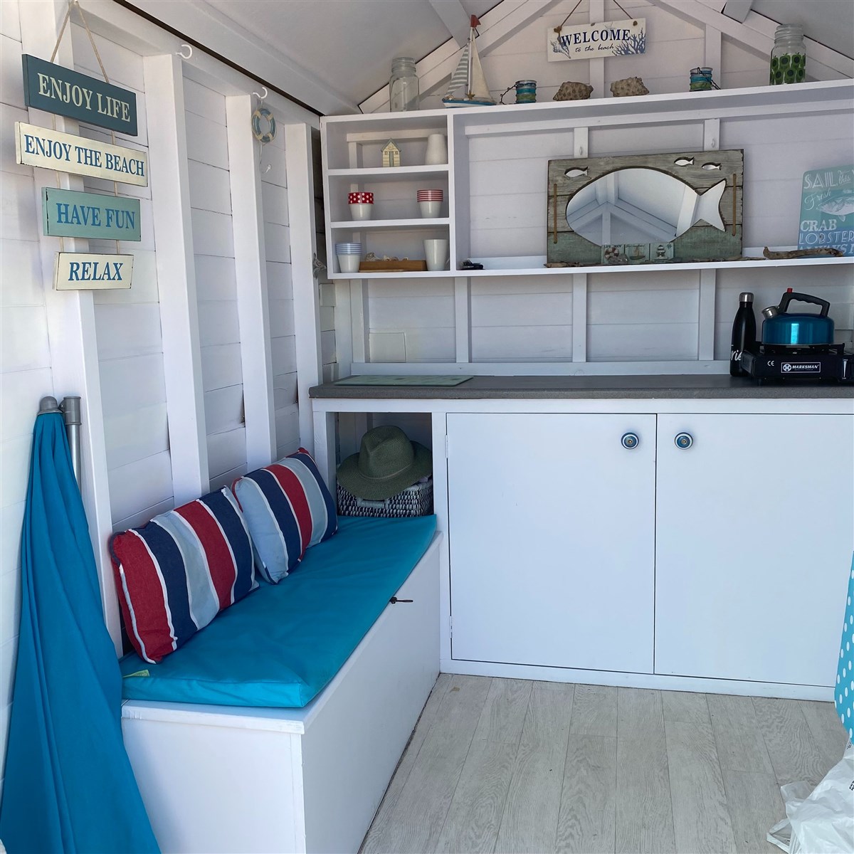 Hut interior