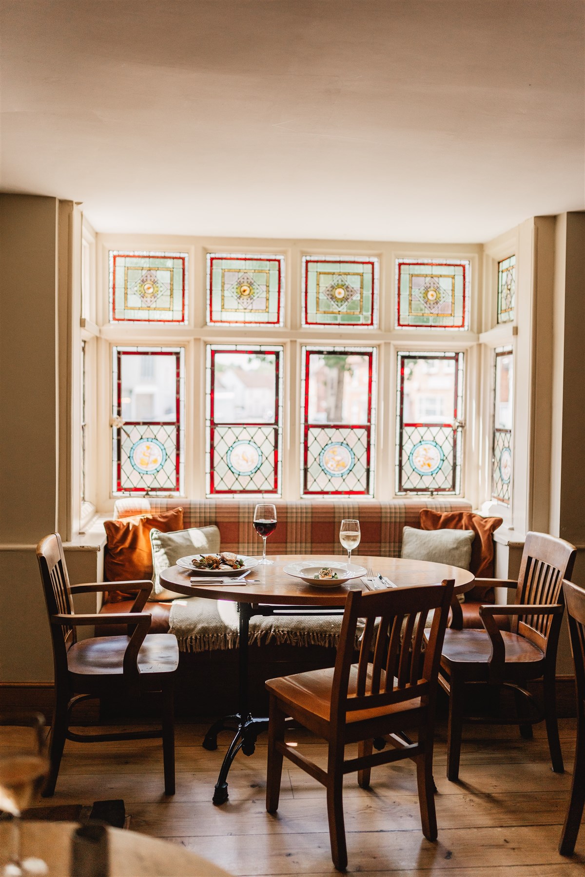 Bar dining area