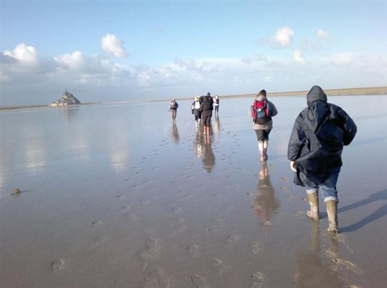 traversée de la baie mont saint Michel traditionnelle