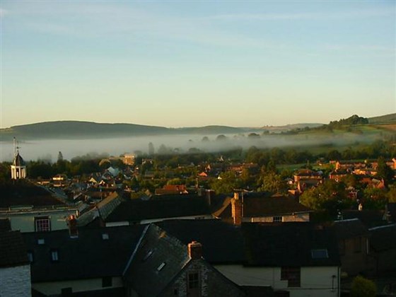 Sunrise in Bishops Castle