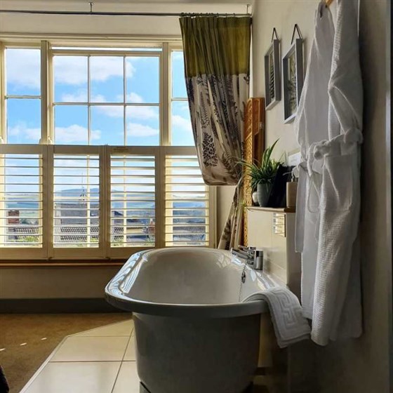 Bath with a view
