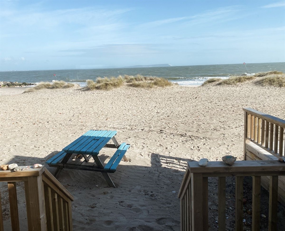 View from Front of the hut (new table ordered)
