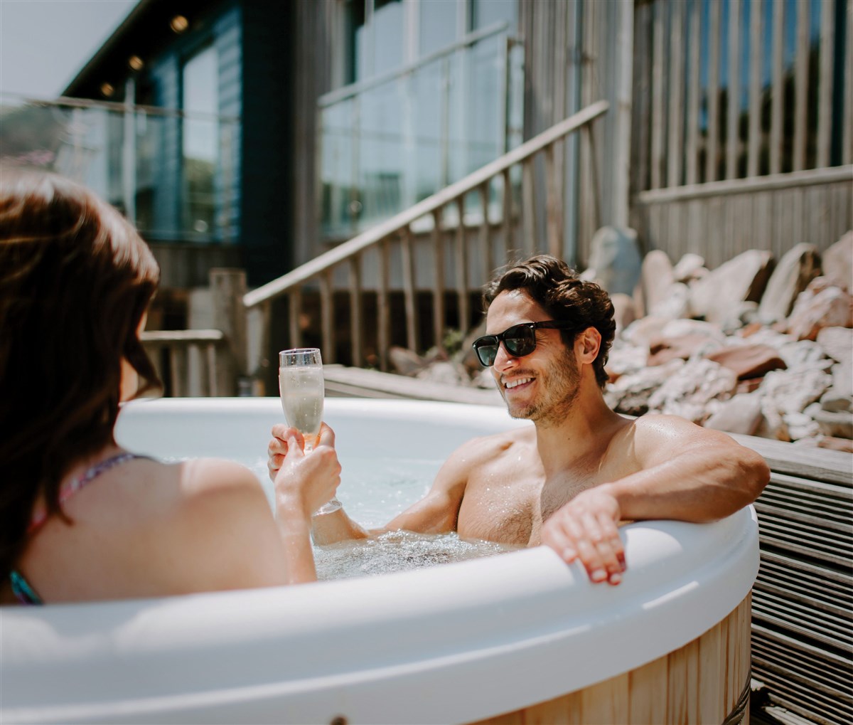 Beach House hot tub