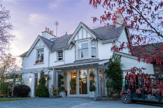 Gilpin Hotel Entrance