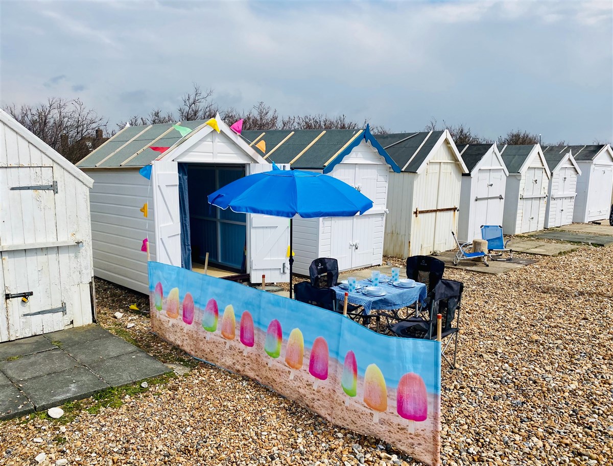 Windbreak to keep you out of those sea breezes