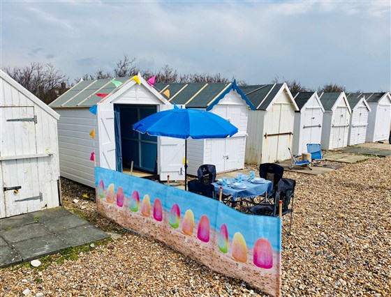 Windbreak to keep you out of those sea breezes