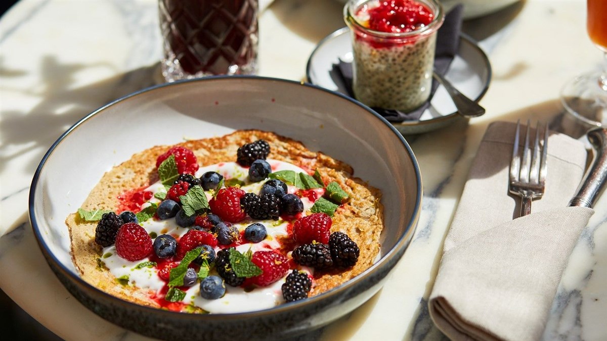 Buckwheat crepes.
