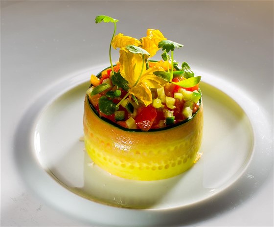 Cornish crab gazpacho