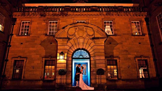 Crathorne Hall by night