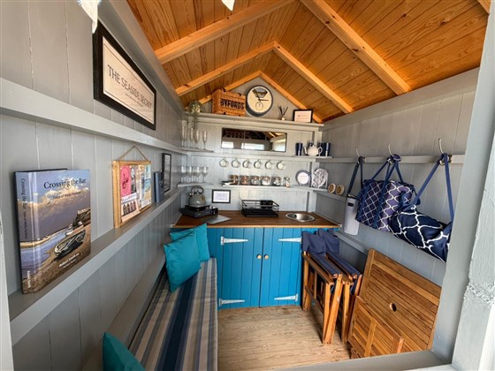 Inside Hut