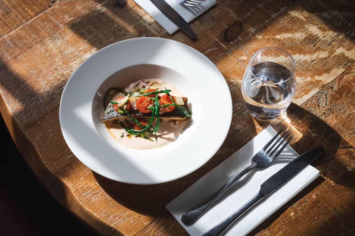 The Pilsley Inn, Food 