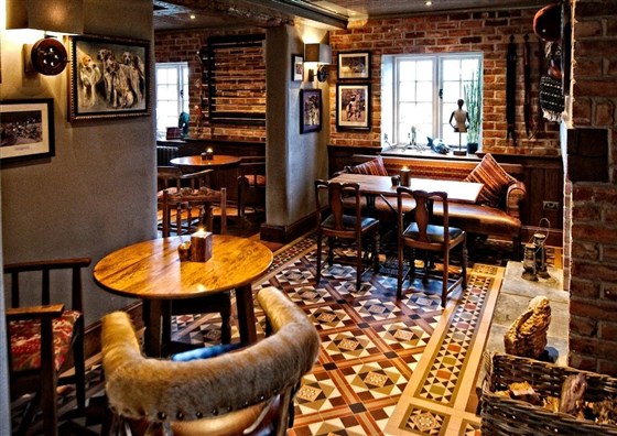 Cosy gastropub interior