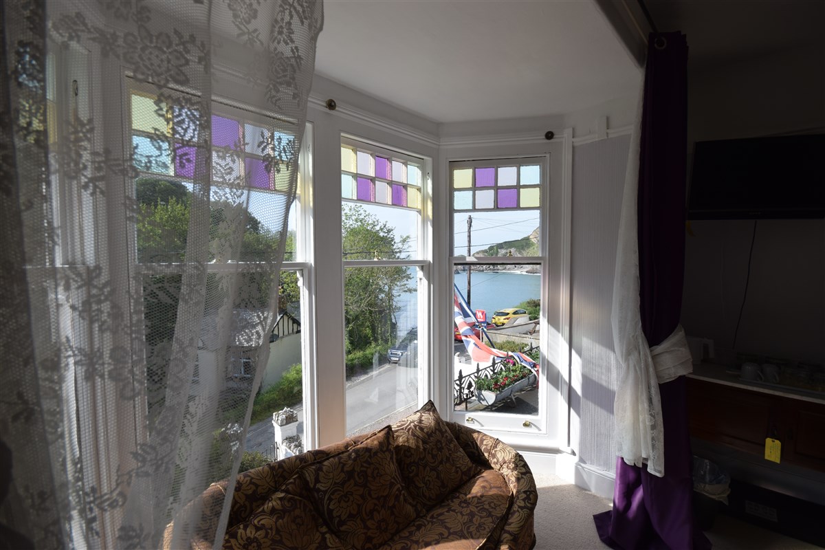 view from king luxury private bathroom