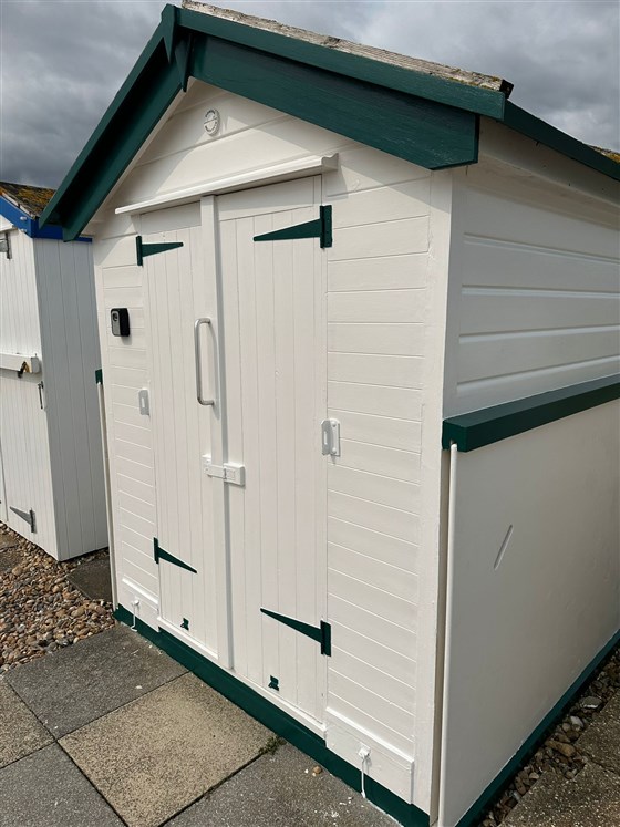 Side of Beach Hut