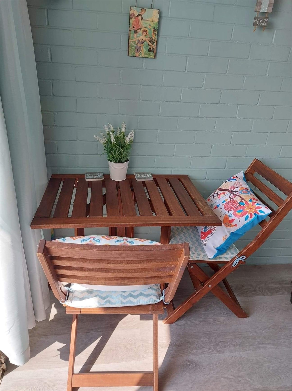 Inside table and chairs