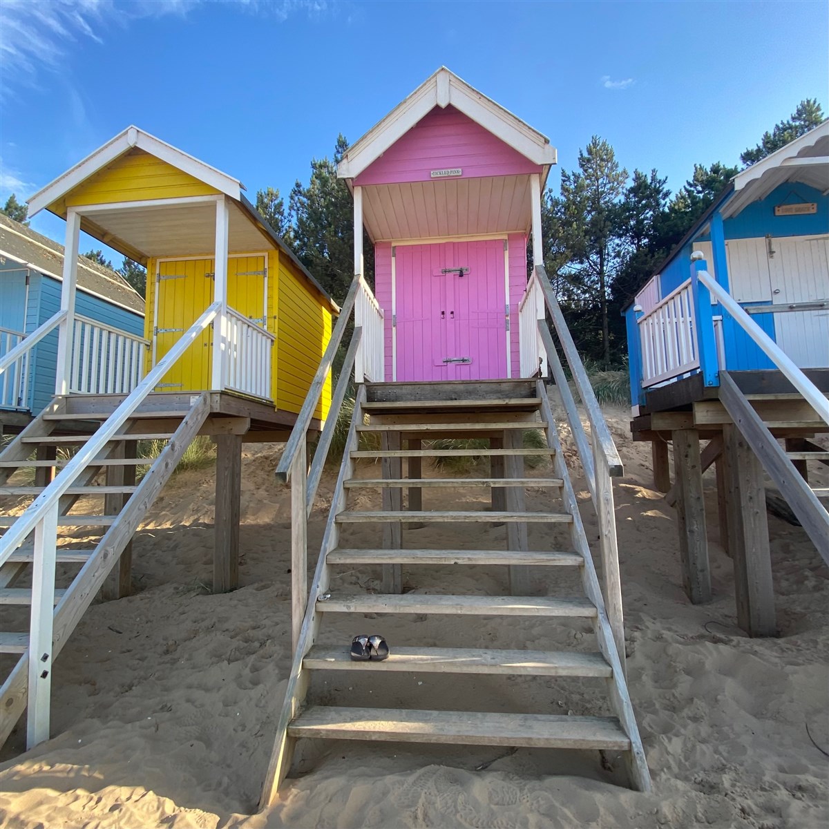 Colourful huts 
