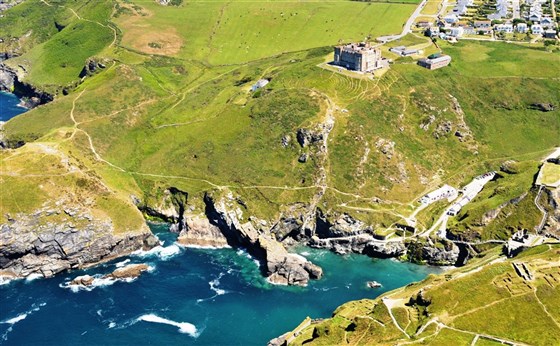 Castillo de Camelot desde el aire